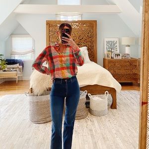 J. Crew | Classic Popover Plaid Shirt